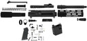 TacFire PK9MMLPK7A AR 9mm Luger Pistol Build Kit with Lower Parts Kit 7.5 in Black Nitride Barrel