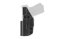 Tagua Ambi Disruptor AMBI-DTR-370, IWB/OWB Belt Holster, Kydex Construction, Black, Fits Glock 19 with TLR7 Weapon Light