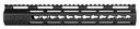 Trinity Force YGM515KM12 Echo Keymod AR-15 6061-T6 Aluminum Black Hard Coat Anodized 12 in