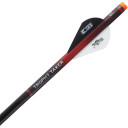 Trophy Taker Shrink Fletch Red Tube 2 White/1 Black Blazer Vane 6 pk T2239