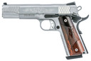 Smith & Wesson 10270 1911 E-Series Full Size Frame 45 ACP 8+1, 5 in Stainless Steel Barrel, Glass Bead w/Engraving Serrated SS Slide, Matte Silver Engraved SS Frame w/Beavertail, Pistol
