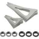 Truglo Titanium X Replacment Blades Fixed 4 Blade 3 pk TG3204AR