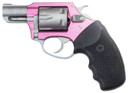 Charter Arms 52230 Pathfinder Lite Pink Lady Small 22 LR, 8 Shot 2 in Matte Stainless Steel Barrel & Cylinder, Pink Aluminum Frame w/Black Finger Grooved Rubber Grip, Exposed Hammer , Revolver