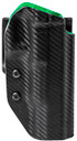 Uncle Mike's 54RNC15BGR Range/Competition Black/Green OWB Fits Glock 17/22/34/35 Right Hand