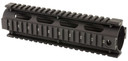 UTG Pro AR308 Drop-In Handguard Picatinny Quad Railt 8.70 in L Black Aluminumt Fits Mid-Length Gas S&W M&P10