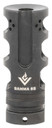 VG6 Precision APVG200016A GAMMA Black Nitride 17-4 Stainless Steel with 5/8 in-24 tpi Threads 2.21 in OAL for 6.5 Creedmoor, 6.5 Grendel, 6.8mm Rem SPC (M5 Platform)