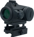Viridian Weapon Technologies GDO, Red Dot, 3 MOA Green Dot, 22mm Objective, Black, Quick Detach Mount 981-0029