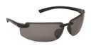 Walker's GWP-SF-8261-SM Premium Safety Glasses 8261 Anti-Fog Polycarbonate Smoke Gray Lens with Black Half Frame for Adults