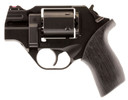Chiappa CF340216 Rhino 200DS Small Frame 357 Mag 6 Shot, 2 in Black Anodized Steel Barrel, Blued Steel Cylinder, Black Anodized Aluminum Frame, Black Rubber Grip, Concealed Hammer , Revolver