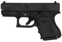 Glock UI2650201 G26 Gen3 Sub-Compact 9mm Luger 10+1 3.43 in Black Polygonal, Rifled Barrel, Matte Black Serrated Slide, Black Polymer Frame, Black Textured Finger Grooved Polymer Grip, Right Hand, USA Made, Pistol