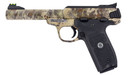 Smith & Wesson 10297 SW22 Victory Full Size Frame 22 LR 10+1 5.50 in Kryptek Highlander Match Grade Steel Barrel & Frame, Black Textured Grip, Thumb Safety, Pistol
