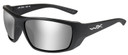 Wiley X ACKOB02 Kobe Eye Protection Silver Flash Lens Black Matte