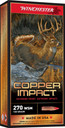Winchester Ammo X270SCLF Copper Impact 270 WSM 130 gr Extreme Point Copper 20 Bx/ 10 Cs (Lead Free)