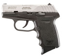 SCCY Industries CPX-3TTBK CPX-3 Sub-Compact Frame 380 ACP 10+1, 3.10 in Stainless Quadlock Barrel, Serrated Stainless Steel Slide, Black Polymer Frame w/Finger Grooves, No Safety, Right Hand, Pistol