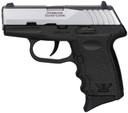 SCCY Industries CPX-3TTBK CPX-3 Sub-Compact Frame 380 ACP 10+1, 3.10 in Stainless Quadlock Barrel, Serrated Stainless Steel Slide, Black Polymer Frame w/Finger Grooves, No Safety, Right Hand, Pistol