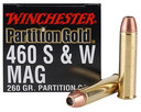 Winchester Partition Gold Handgun Ammunition, 460 S&W Magnum | SPG460SW