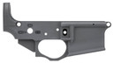 Spikes STLS015 Punisher Stripped Lower Receiver Multi-Caliber 7075-T6 Aluminum Black Anodized for AR-15