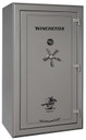 Winchester Safes Silverado 51 Electronic Entry Gunmetal Powder Coat 10 Gauge Steel Holds Up to 48 Long Guns Fireproof- Yes