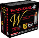 Winchester W Train & Defend Handgun Ammunition, 9mm Luger | W9MMD