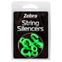 Zebra String Silencers Green 4 pk 80751