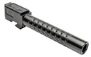 ZEV BBL17V25GDLC V2 Match Grade Barrel 9mm Luger 4.50 in Black DLC Finish 416R Stainless Steel Material with Dimples for Glock 17 Gen5