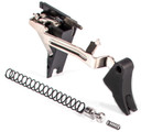 ZEV CFTPRODRP4G9 Pro Trigger Drop-In Kit compatible with Glock 19/17/34/26 Gen4 17-4 Stainless Steel/Aluminum Black