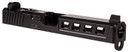 ZEV Dragonfly RMR Slide Kit Compatible with Glock 17 Gen4 9mm Luger 17-4 Stainless Steel Black DLC