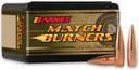 Barnes Bullets 32050 Match Burners 22Cal 77gr Match Burners Boat Tail 100 Per Box/10 Case