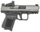 Canik TP9 Elite Sub-Compact Pistol HG6597TVN, 9mm, 3.60", Shield SMS2 Optic, Tungsten Gray Cerakote, 12 Rds