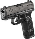 FN 66101416 Reflex 9mm Luger 15+1 11+1 3.30 Micro-Compact Frame Black PVD Serrated Steel Slide w/Pic Rail Stippled Grip Ambi, Pistol