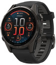 Garmin 0100290320 Fenix 8 AMOLED Edition Gray/Titanium Band AMOLED Display Compatible w/ iPhone/Android, Watch