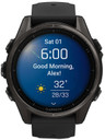 Garmin 0100290320 Fenix 8 AMOLED Edition Gray/Titanium Band AMOLED Display Compatible w/ iPhone/Android, Watch