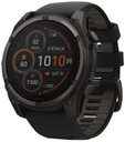 Garmin 0100290710 Fenix 8 Solar Gray Band Sunlight-Visible/Transflective MIP Display Compatible w/ iPhone/Android, Watch