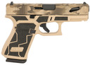 Glock UA195S204NBRKUPF G19 Gen5 Compact Frame 9mm Luger 15+1 4.02 Black GMB Barrel, Black/Tan Breakup Cerakote Steel Serrated Slide, Black/Tan Poly Frame, Interchangeable Backstrap Grip, Ambi, Pistol