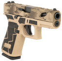 Glock UA195S204NBRKUPF G19 Gen5 Compact Frame 9mm Luger 15+1 4.02 Black GMB Barrel, Black/Tan Breakup Cerakote Steel Serrated Slide, Black/Tan Poly Frame, Interchangeable Backstrap Grip, Ambi, Pistol