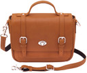 Gun Tote'n Mamas/Kingport GTM36/SADDLE Classic School Girl Satchel Saddle Leather Cross-Body Bag