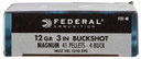 Federal F1314B Power-Shok Magnum 12Gauge 3 in 41Pellets 1 15/16oz 4BuckShot 5 Per Box/50 Case, Shotgun Shells
