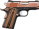 Kimber 3200372 Ultra II 9mm Luger 8+1 3 Stainless Match Grade Barrel, Engraved Rose Gold PVD Serrated Stainless Steel Slide, Kimpro II Black Aluminum Frame w/Beavertail, G10 Grip, Pistol