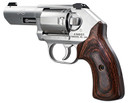 Kimber 3400011 K6S Stainless 3 357 Mag 6 Shot 3 Brushed Stainless Steel Barrel &s Cylinder, Brushed Stainless Steel Frame, Large Smooth Walnut Grip, Concealed Hammer, Revolver