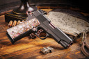 Nighthawk Lady Hawk 2.0 Pistol, 9mm, 4.25 in Match Grade, Tritium/Heinie Slant Pro, DLC Rose Gold, 10 Rds