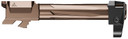 Radian Weapons R0832 Ramjet & Afterburner Combo 9mm Compatible w/Glock 19 Gen5, Bronze Stainless Steel, Handgun Barrel