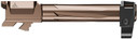 Radian Weapons R0834 Ramjet + Afterburner Combo 9mm Luger Compatible w/Glock 19 Gen4, Bronze Stainless Steel, Handgun Barrel