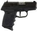 SCCY Industries DVG1CBBK DVG-1 Sub-Compact Frame 9mm Luger 10+1 3.10 Black Quadlock Barrel, Carbon Black Stainless Steel Slide, Black Poly Frame, Black Finger Grooved Grip, Pistol