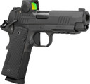 Sig Sauer 1911XCA45BXR3RXX 1911 XSeries Carry Frame 45 ACP 8+1 4.25 Black DLC Carbon Steel Barrel & Optic Ready/Serrated Stainless Steel Slide, Black DLC Stainless Steel Frame w/Pic Rail, Black G10 Grip, Includes Sig ROMEO-X Red Dot, Pistol