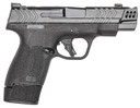 Smith & Wesson 13990 M&P9 PC Shield Plus Micro-Compact Frame 9mm Luger 15+1 4 Stainless Armornite Ported Barrel, Gray Armornite Optic Ready/Serrated Stainless Steel Slide, Black Poly Frame, Black Textured Grip, 3 Mags, Pistol