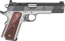 Springfield Armory PX9119LAOS 1911 Ronin AOS 9mm Luger 9+1 5 Stainless Match Grade Barrel, Blued Optic Ready/Serrated Carbon Steel Slide, Stainless Steel Frame w/Beavertail, Crossed Cannons Checkered Grip, Pistol