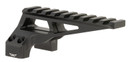 Warne 7860M DiviingBoard Mount Black Aluminum 34mm Tube Pic Rail