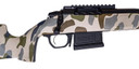 Weatherby 3WRHS7MMRR8B 307 Hush 7mm Rem 5+1 26 Graphite Black Cerakote Fluted Threaded Barrel, Graphite Black Cerakote Pic Rail Steel Receiver, Adj Cheek Piece & LOP Hush Tundra Camo Synthetic Stock, Ambi, Rifle
