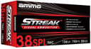 Ammo Inc 38158TMCSTRKRED50 Streak Visual (RED) 38Special 158gr Total Metal Case 50 Per Box/20 Case