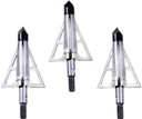 Allen 14694 CX Terminus Broadhead Stainless Steel Blades Silver 3 Pack